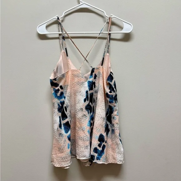 2/$30 Buddy Love - Multicolor Snakeskin Spaghetti Strap Blouse/Top Size Small - Picture 8 of 8